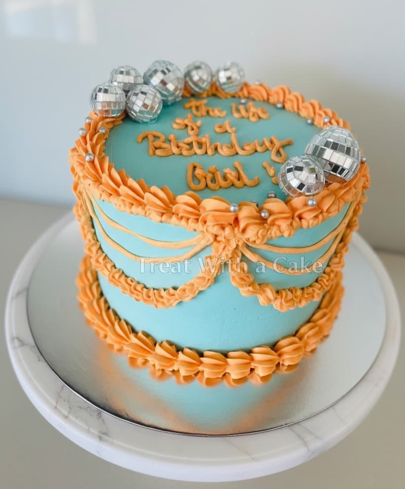Disco Theme Cake