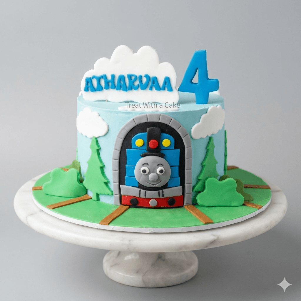 Thomas Train Theme cake