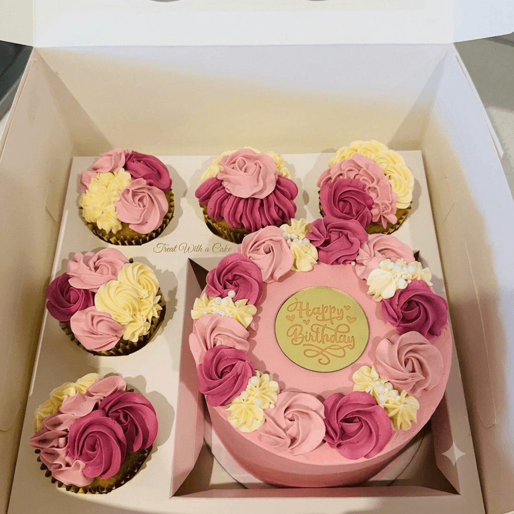 Bento cake cupcake gift box